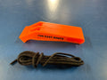 Pea-less plastic whistle with lanyard and clip Far East