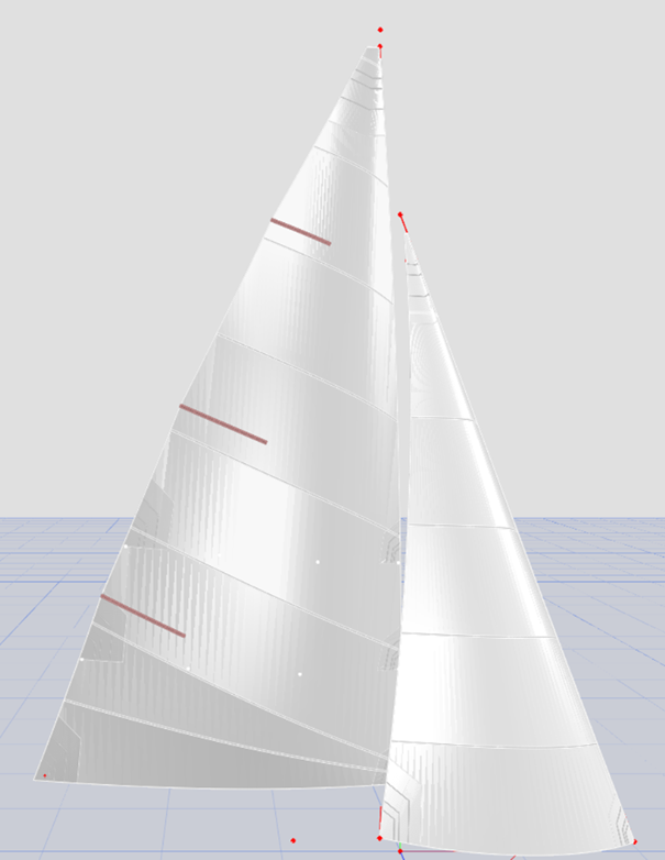Randmeer Toer Rolfok met UV-strook voor bovendeks rolsysteem Nedsail