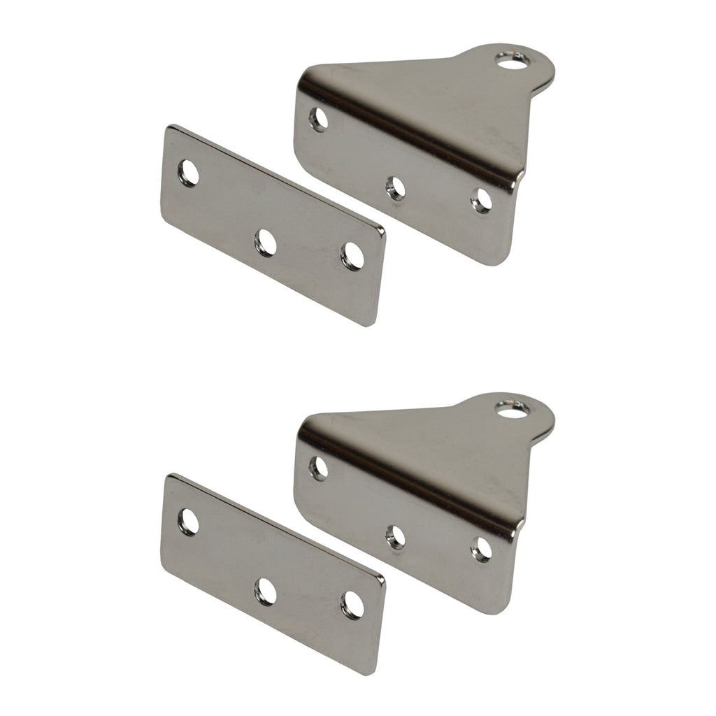 EX1170 Set Transom Gudgeons with backing plates - Optiparts